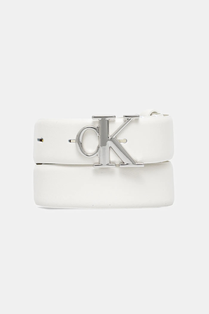 Calvin Klein ζώνη γυναικεία δερμάτινη Συσκευασία Δώρου λευκό LV04F7054G