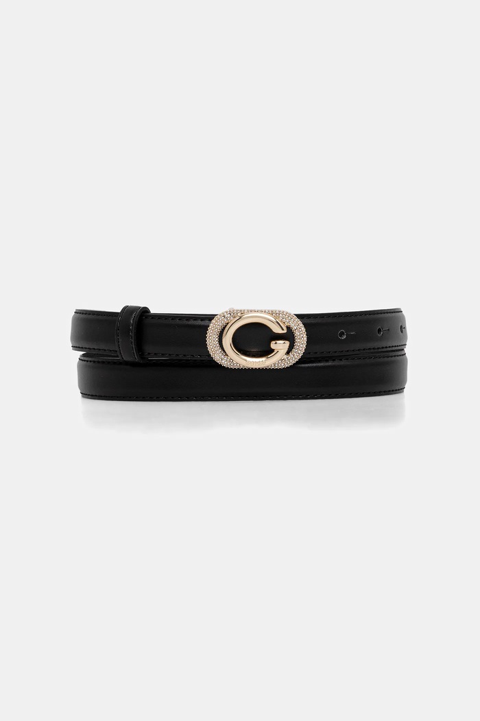Guess ремінь жіночий зі штучної шкіри чорний BW9276.P5420