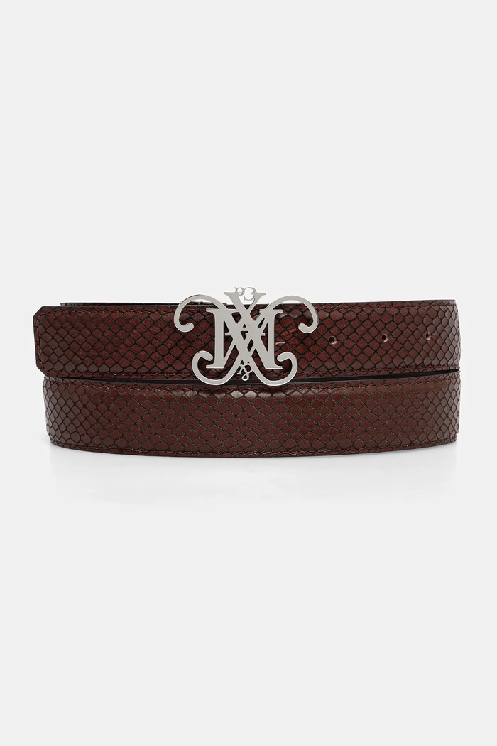 Kožený pásek MAX&Co. hnědá 2526506047200