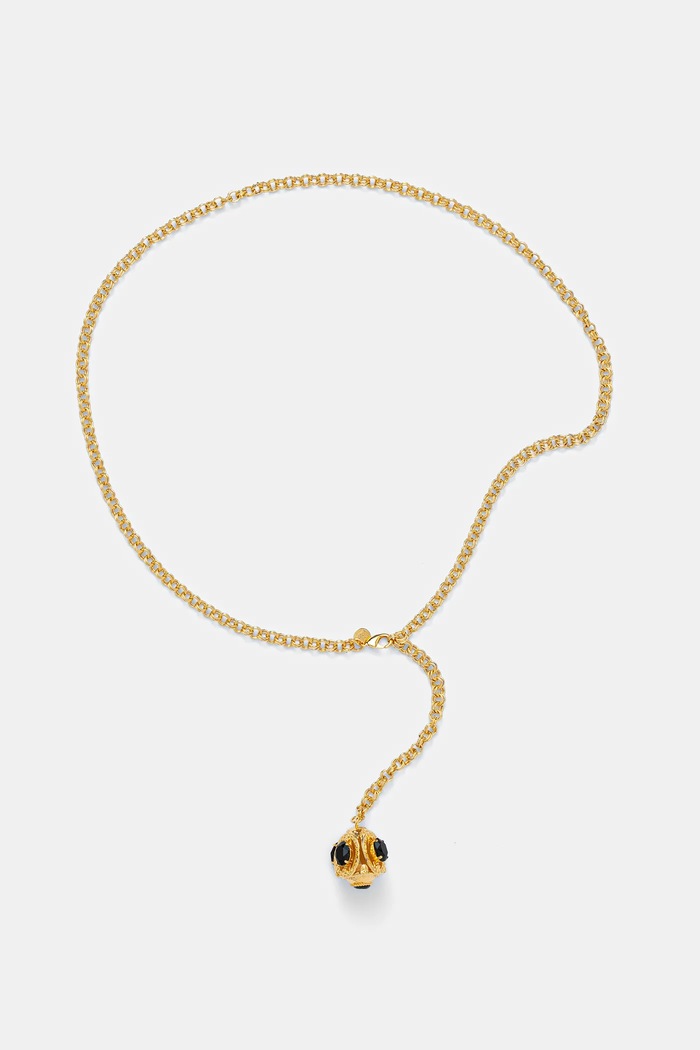 Ζώνη Luisa Spagnoli 542494 χρυσαφί AW25