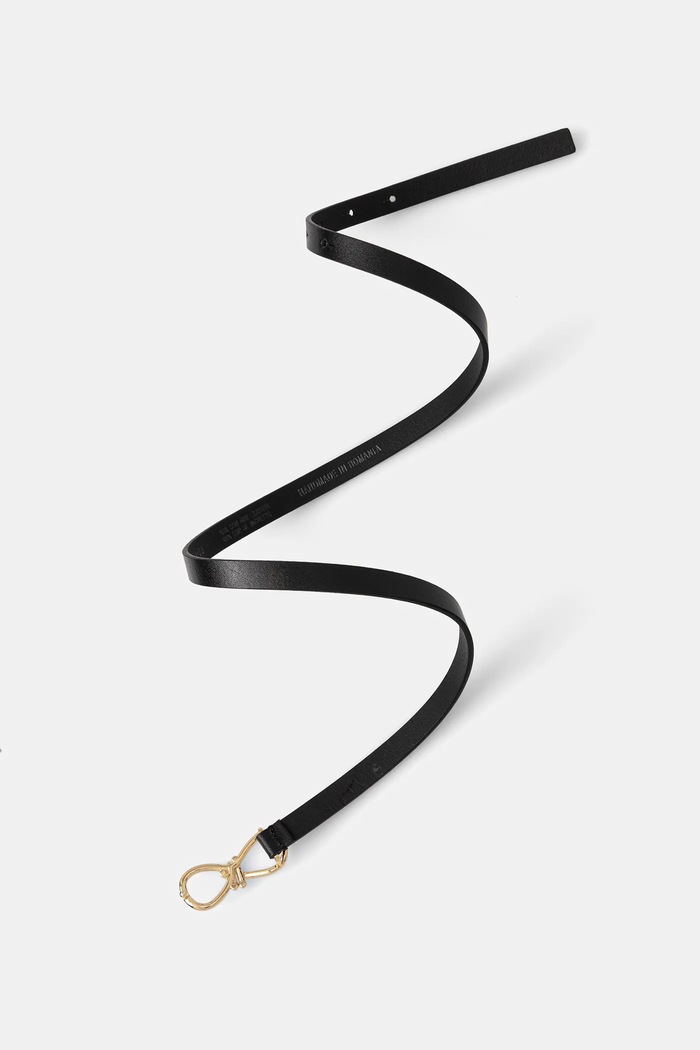Accesorii HUGO curea de piele Vita_Sz15 50554103 negru