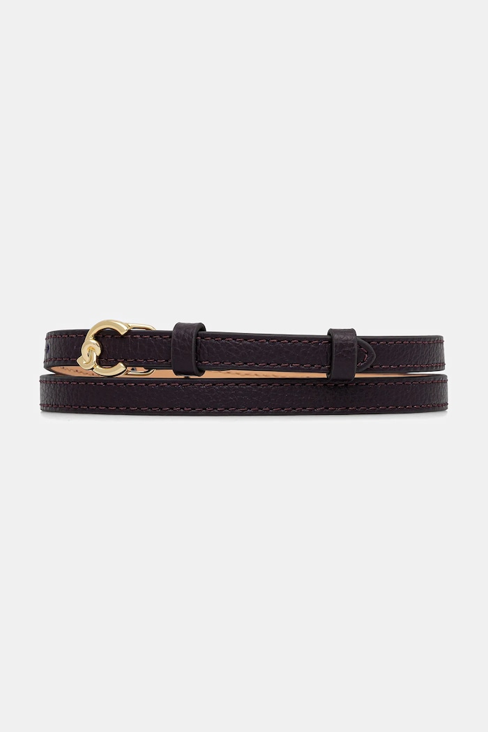 Coccinelle curea de piele violet E3.SSL.11.23.01