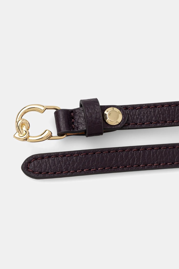 Coccinelle curea de piele E3.SSL.11.23.01 violet SS26