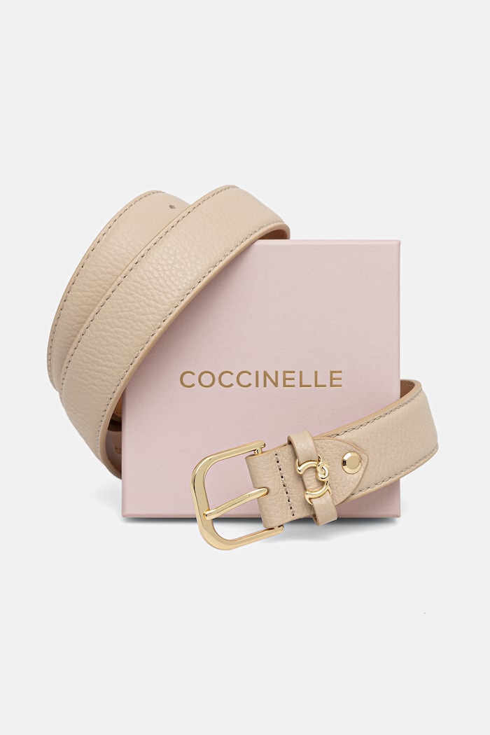 Accessori Coccinelle cintura da donna in pelle E3.TOS.11.06.01 beige