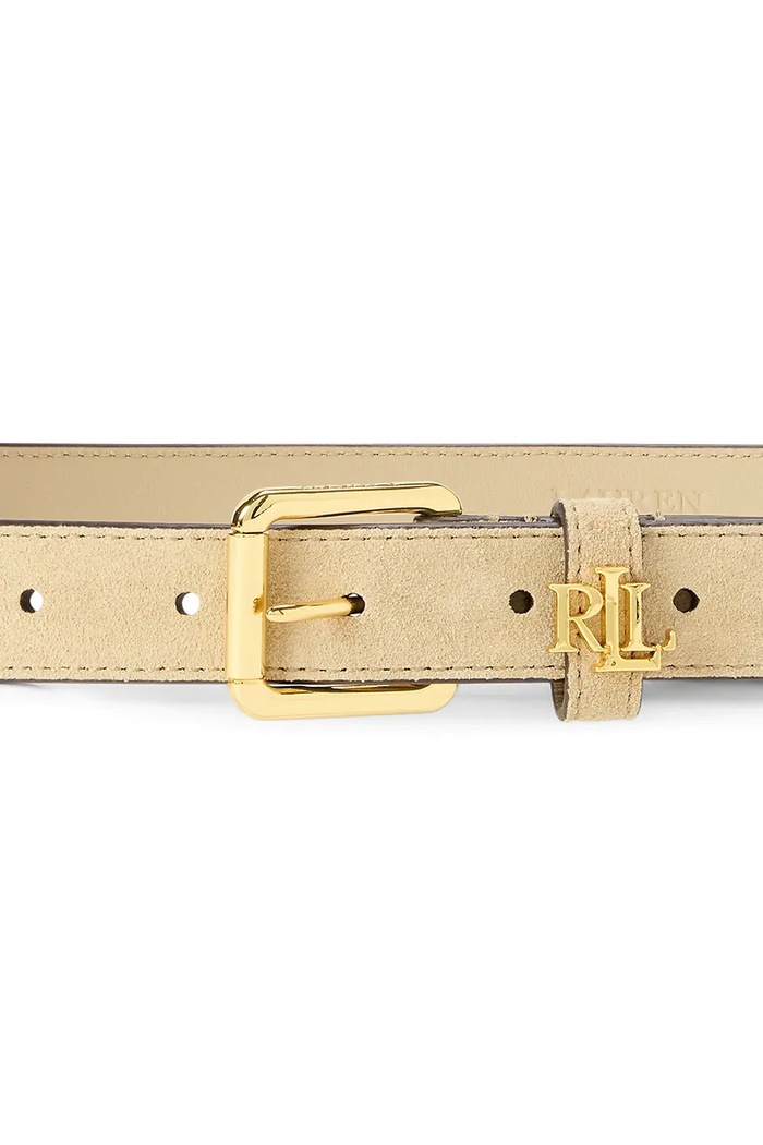 Lauren Ralph Lauren curea pentru femei, din piele 412978433 bej SS26