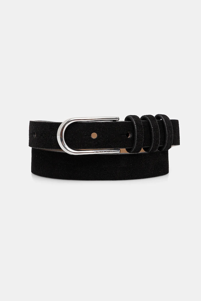 Kožený opasok MICHAEL Michael Kors čierna 29MKWB529016