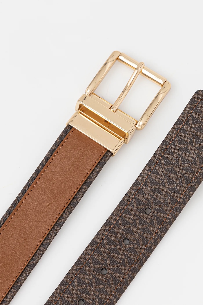 Accesorii MICHAEL Michael Kors curea cu două fețe 29MKWB529034 maro