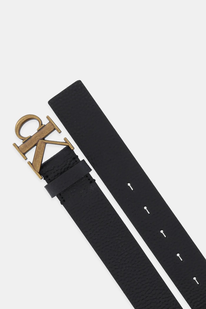 Calvin Klein pasek skórzany LV04G7025G czarny AW25