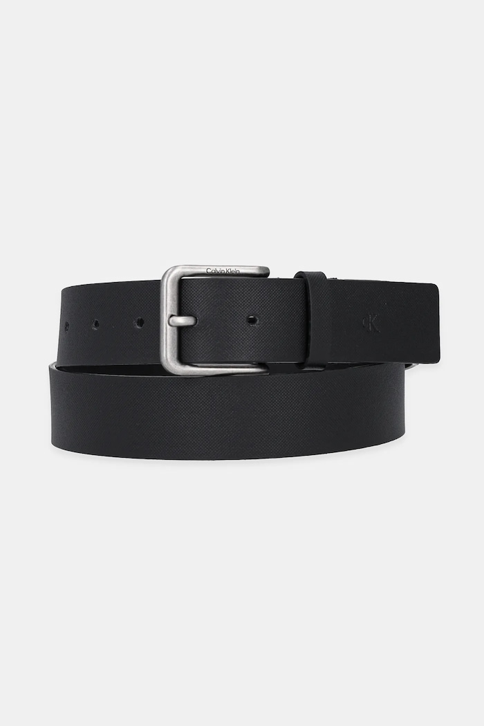Calvin Klein Pasek skórzany czarny LV04G7031G