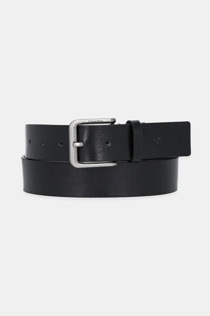 Calvin Klein curea de piele negru LV04G7035G