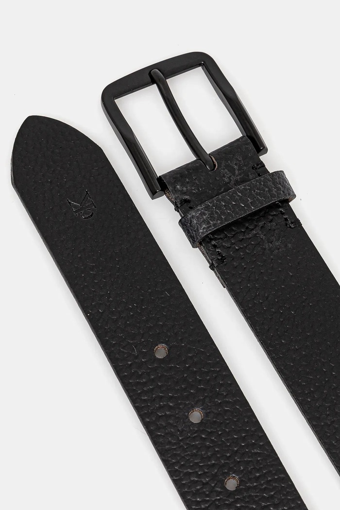 Calvin Klein pasek skórzany LV04G7022G czarny AW25