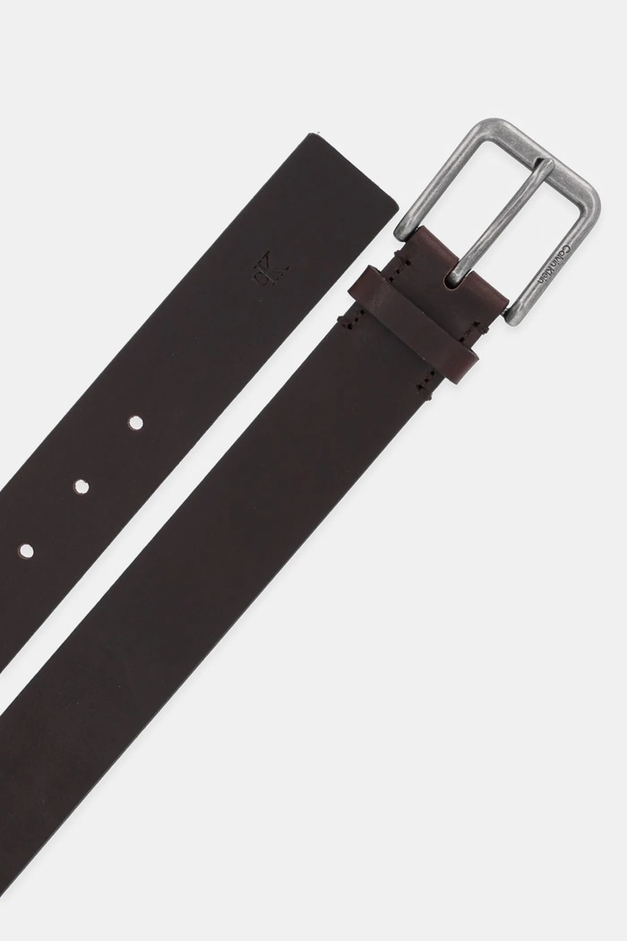 Kožený pásek Calvin Klein LV04G7023G hnědá AW25