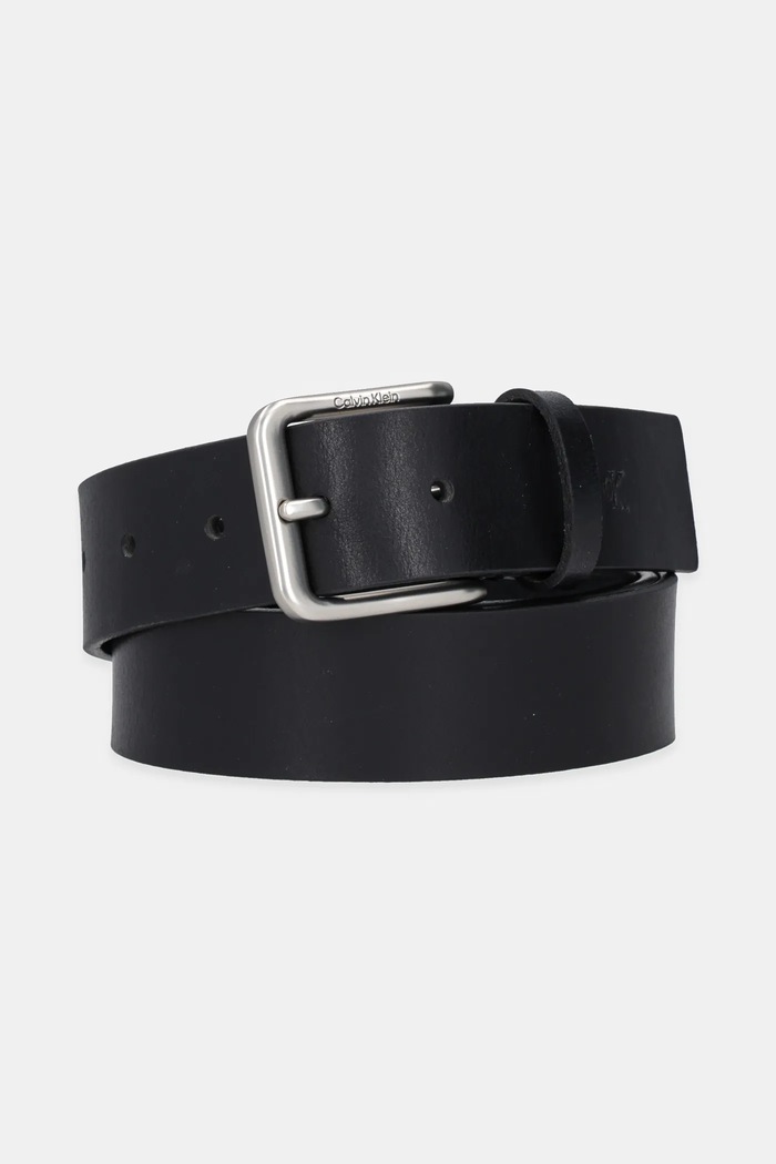 Calvin Klein pasek skórzany czarny LV04G7023G