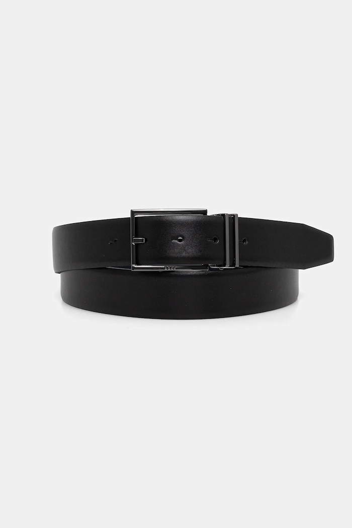 BOSS Pasek skórzany Gomero_Gb35_pp 50537099 czarny AW25