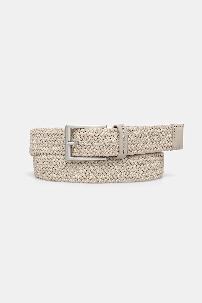 Armani Exchange pletený pásek pánský béžová 951369.3R863.
