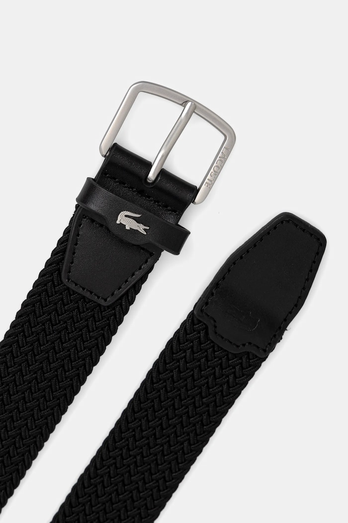 Lacoste pasek RC4100 czarny AW25