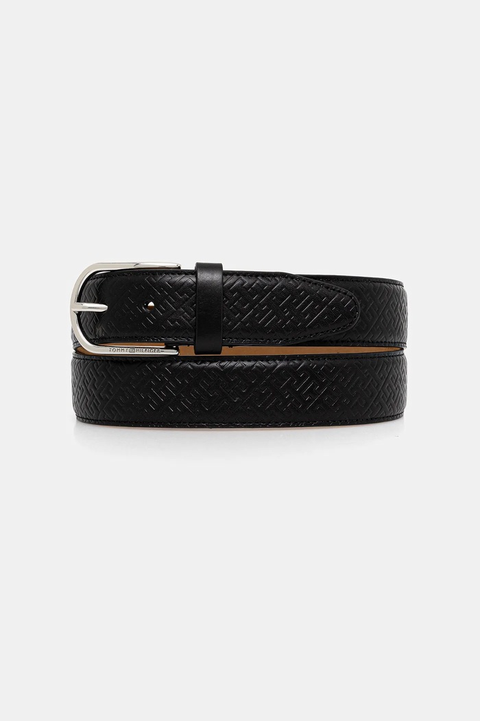 Tommy Hilfiger curea piele negru AM0AM13761