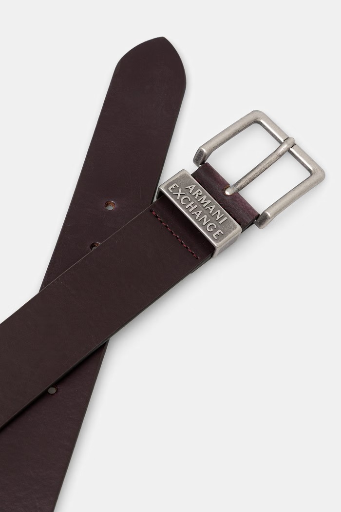 Armani Exchange opasok pánsky kožený 951186.CC528 hnedá SS26