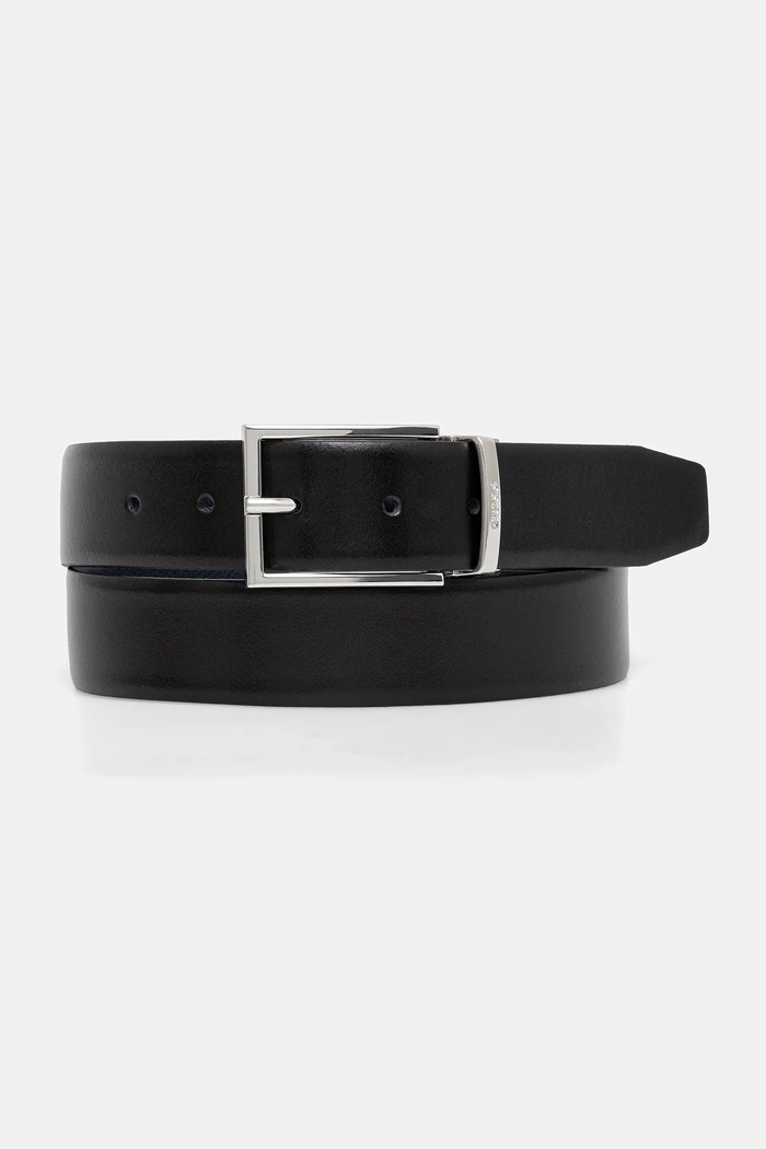 BOSS curea reversibilă pentru bărbați piele Otano-S_Sr35_pgr negru 50537112