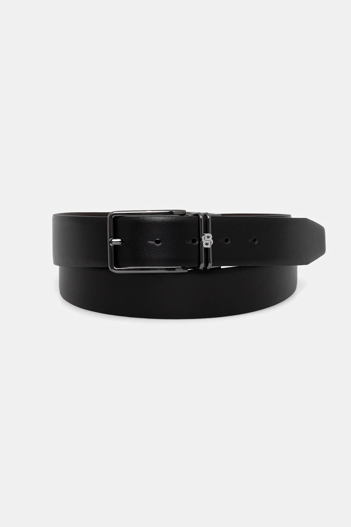 BOSS curea de piele cu două fețe B_Icon_Plq_Gb35_pp 50553335 negru AW25