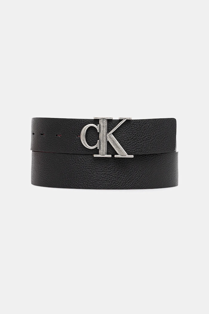 Calvin Klein pasek dwustronny Gift Box czarny LV04D7017G