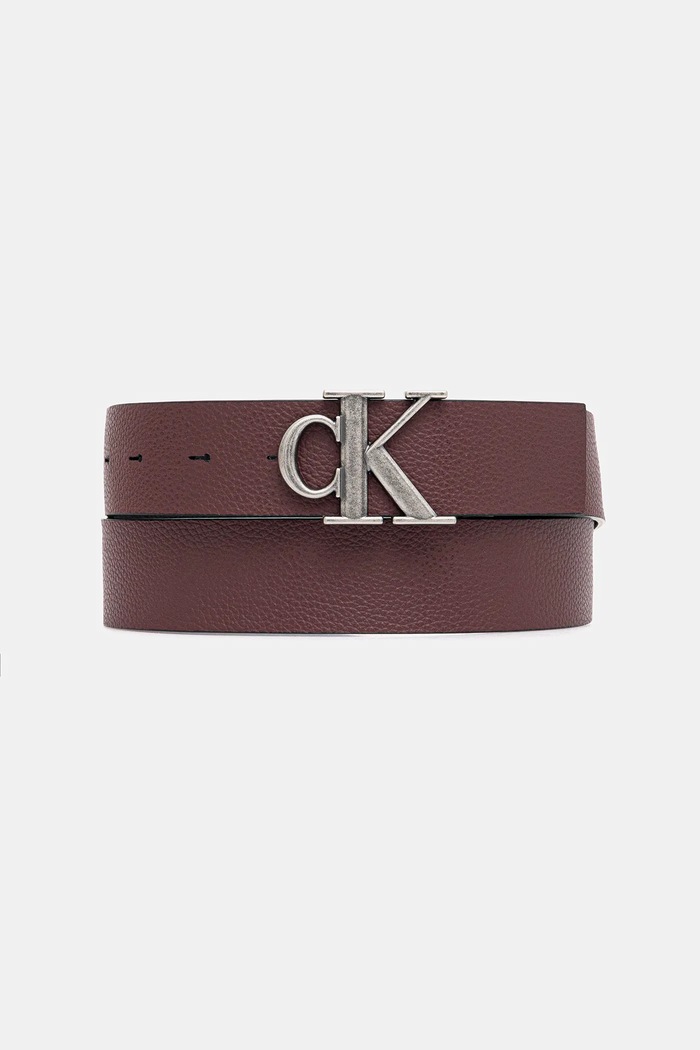 Calvin Klein pasek dwustronny LV04D7017G czarny AW25