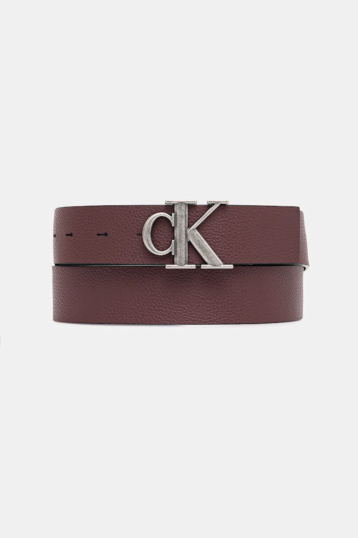 Calvin Klein pasek dwustronny LV04D7017G czarny AW25