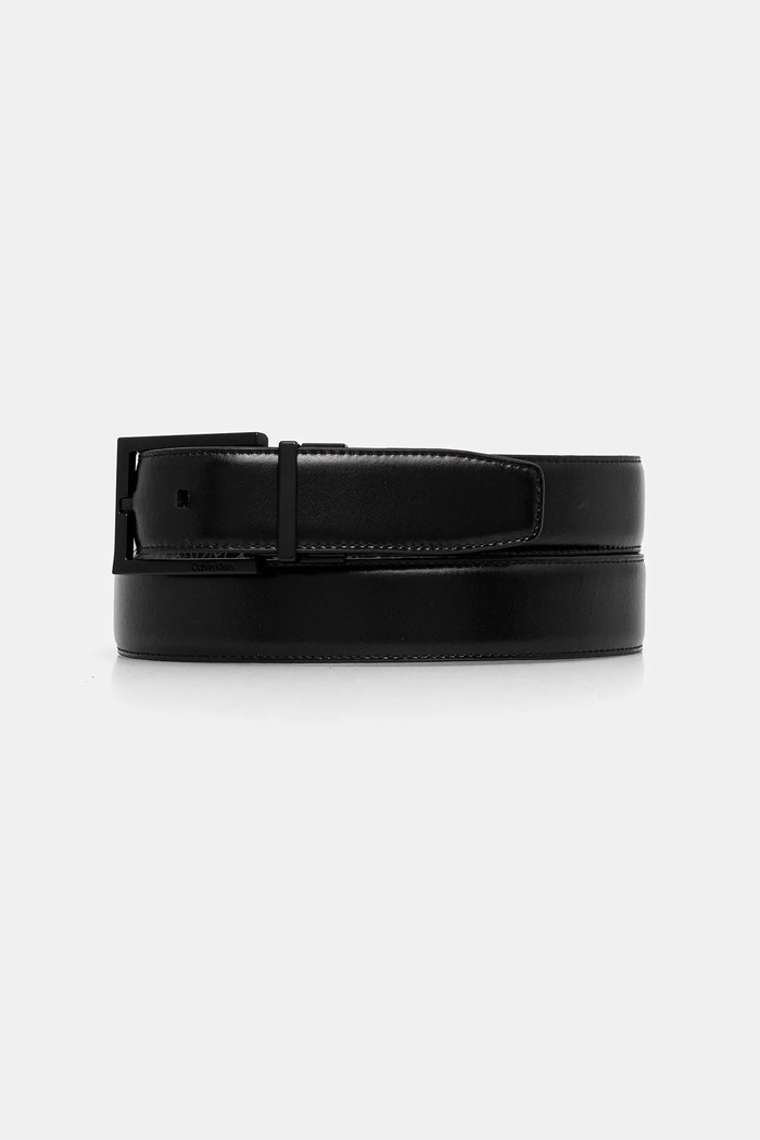 Oboustranný pásek Calvin Klein LV04D7027G černá AW25