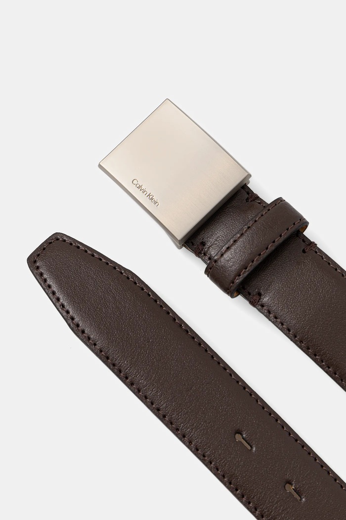 Calvin Klein pasek LV04D7030G brązowy NC25