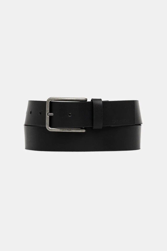 Kožni remen Calvin Klein crna LV04D7047G