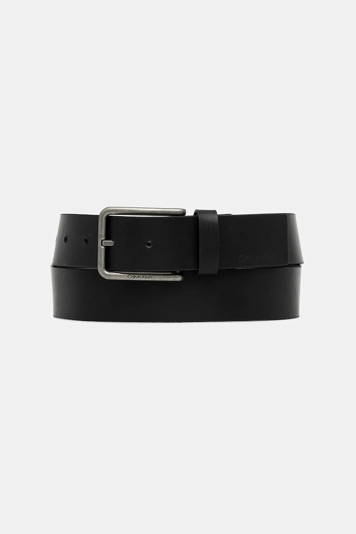 Kožni remen Calvin Klein crna LV04D7047G
