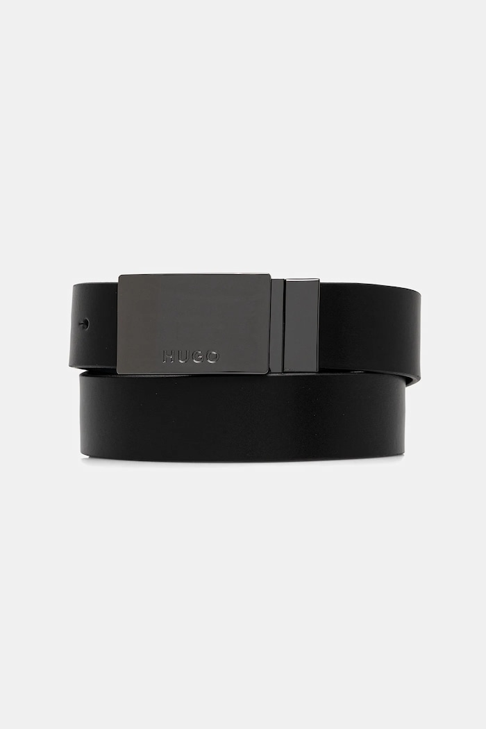HUGO Curea de piele cu două fețe Giffin-SGm_Gb35_pp 50553976 negru AW25