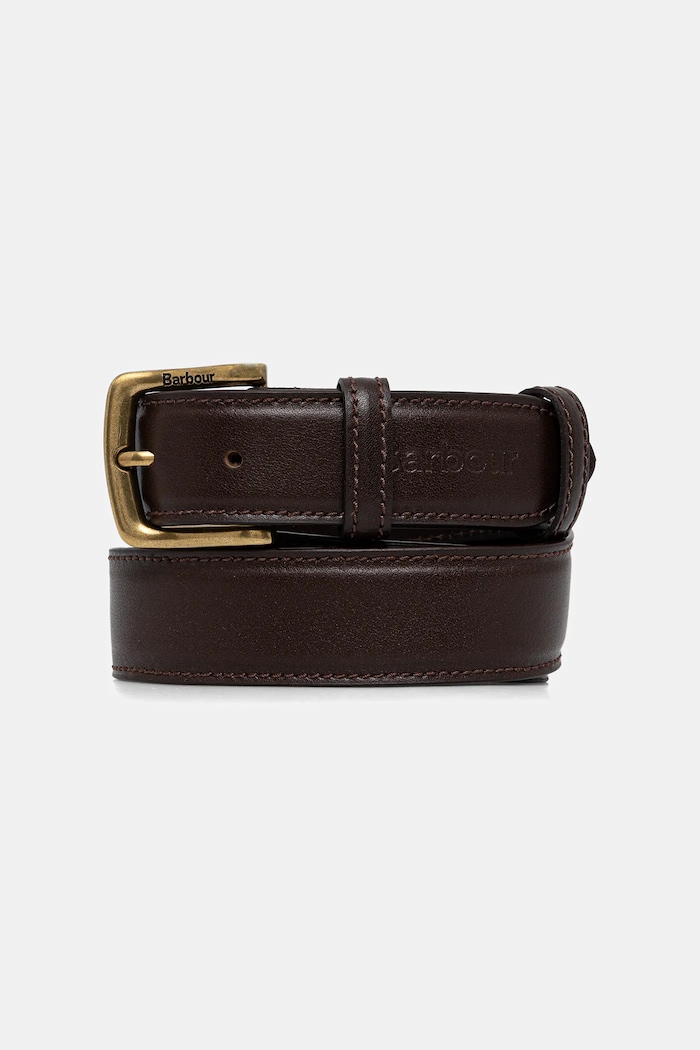 Kožni remen Barbour smeđa MAC0482