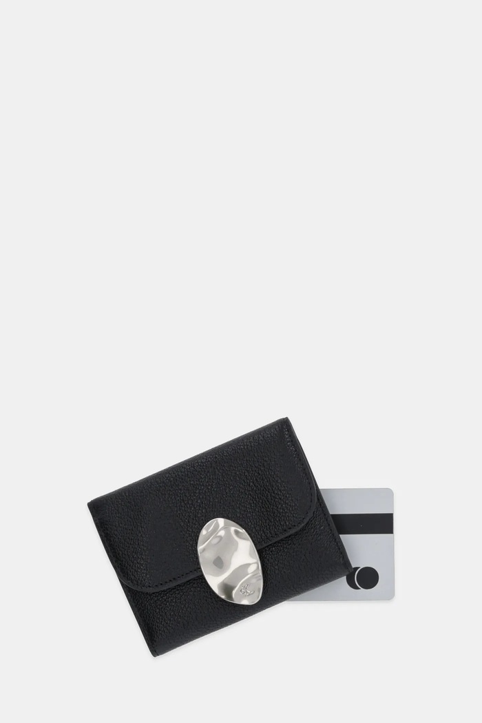 Calvin Klein etui na karty skórzane czarny LV04F1062G