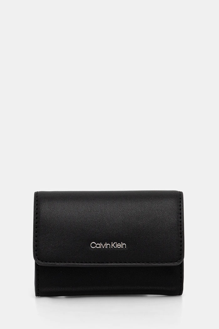 Peněženka Calvin Klein imitace kůže černá LV04F1030G