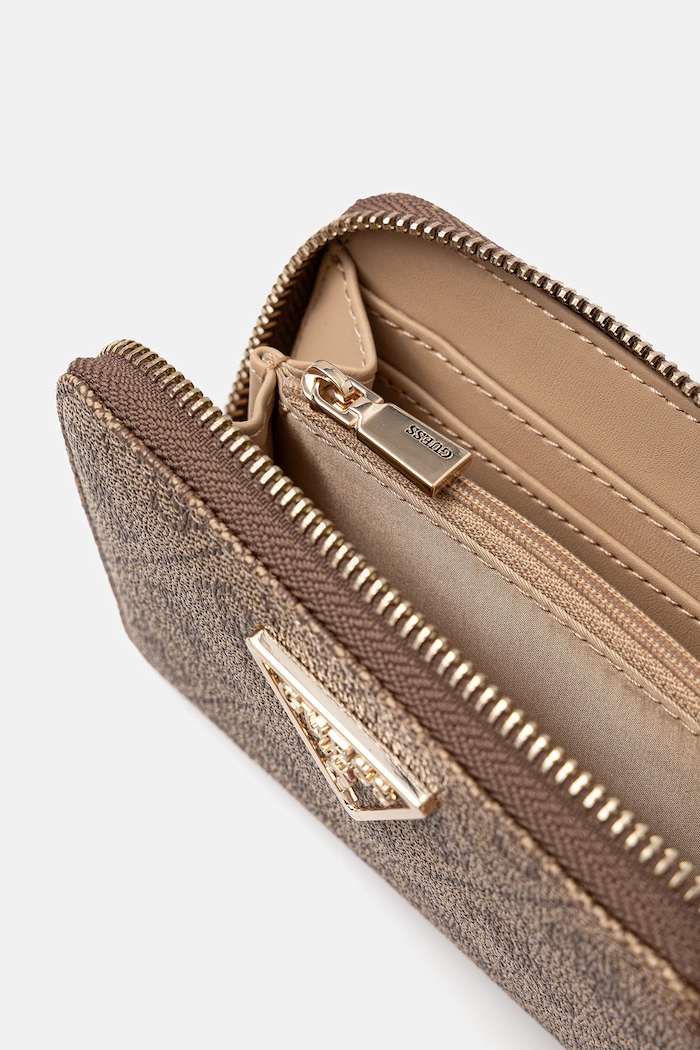 Doplnky Guess peňaženka dámska z imitácie kože LAUREL SWSG74.59140 béžová