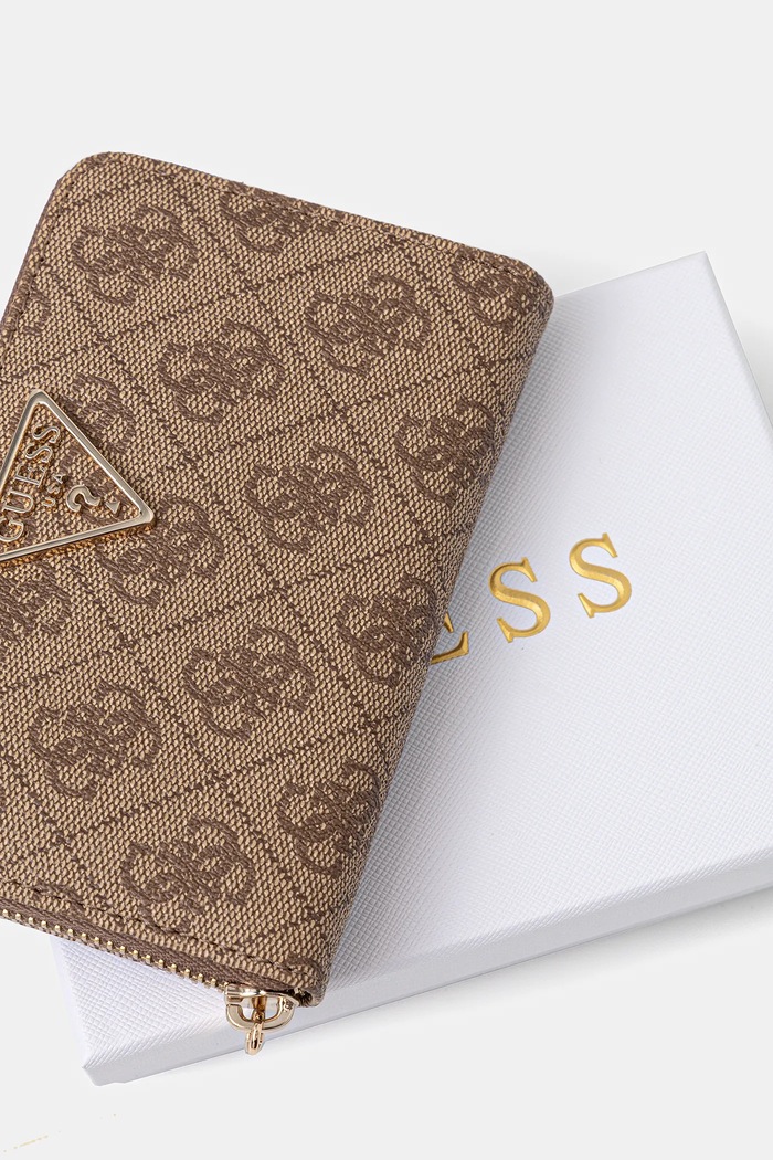 Guess peňaženka dámska z imitácie kože LAUREL béžová SWSG74.59140