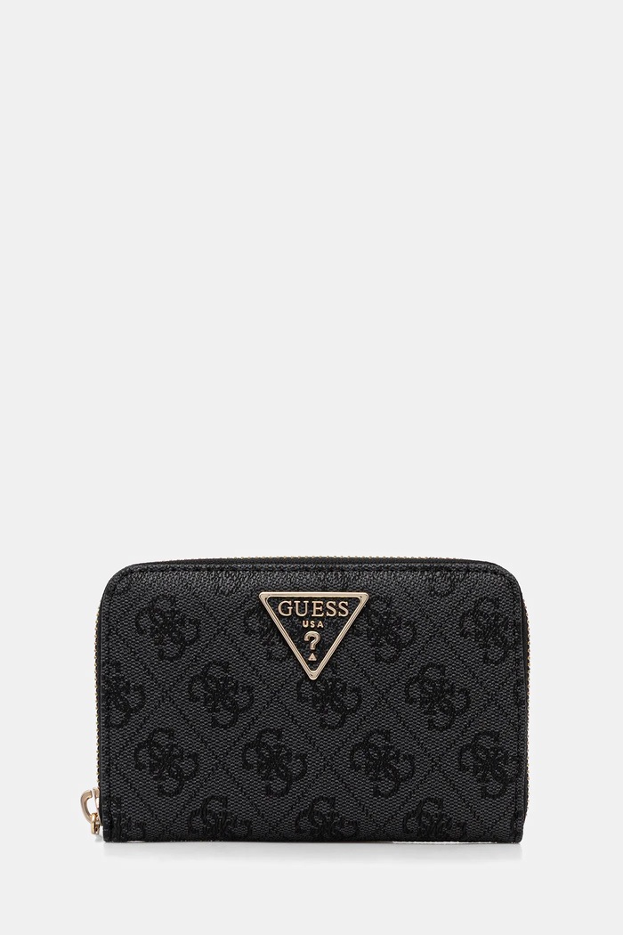 Guess Peňaženka dámska z imitácie kože LAUREL vzorovaný sivá SWSG74.59140
