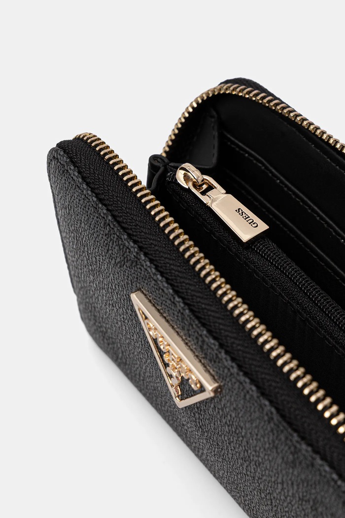Guess Peňaženka dámska z imitácie kože LAUREL SWSG74.59140 sivá SS26