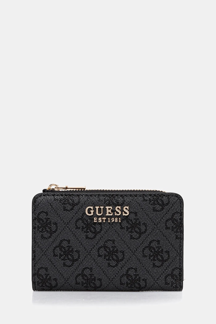 Guess portfel LAUREL imitacja skóry licowej szary SWSG74.59156