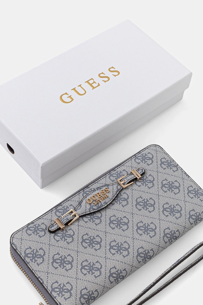 Guess portfel KATYA niebieski SWSG96.52146