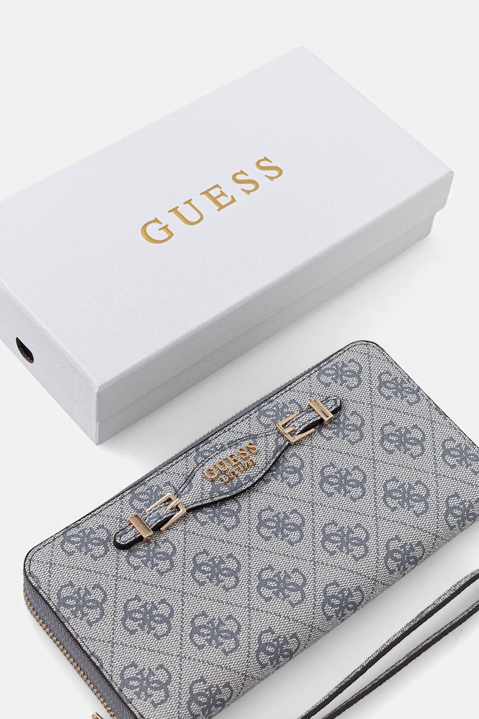Guess portfel KATYA niebieski SWSG96.52146