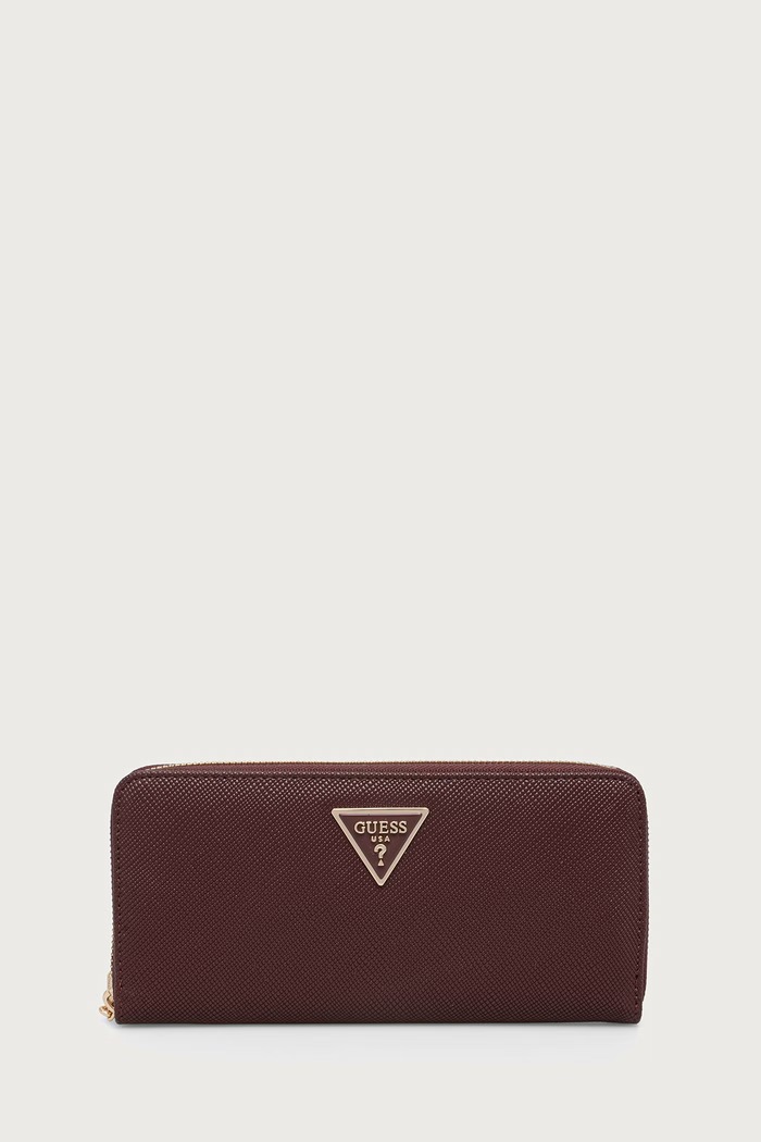 Guess portfel damski LAUREL bordowy SWZG74.59146