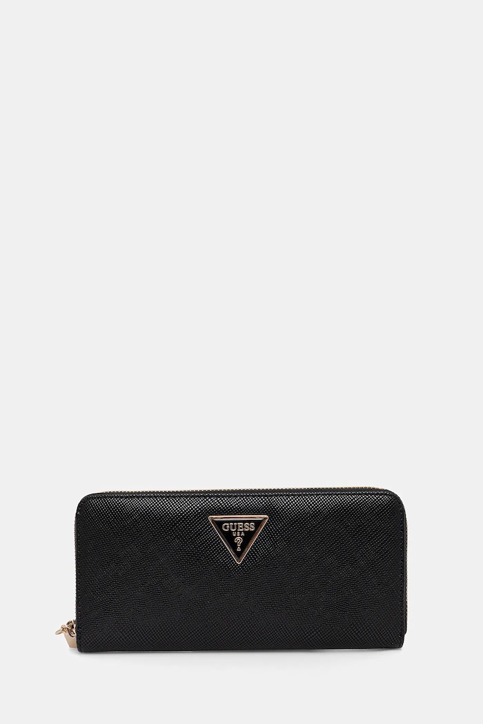 Peněženka Guess LAUREL imitace kůže černá SWZG74.59146
