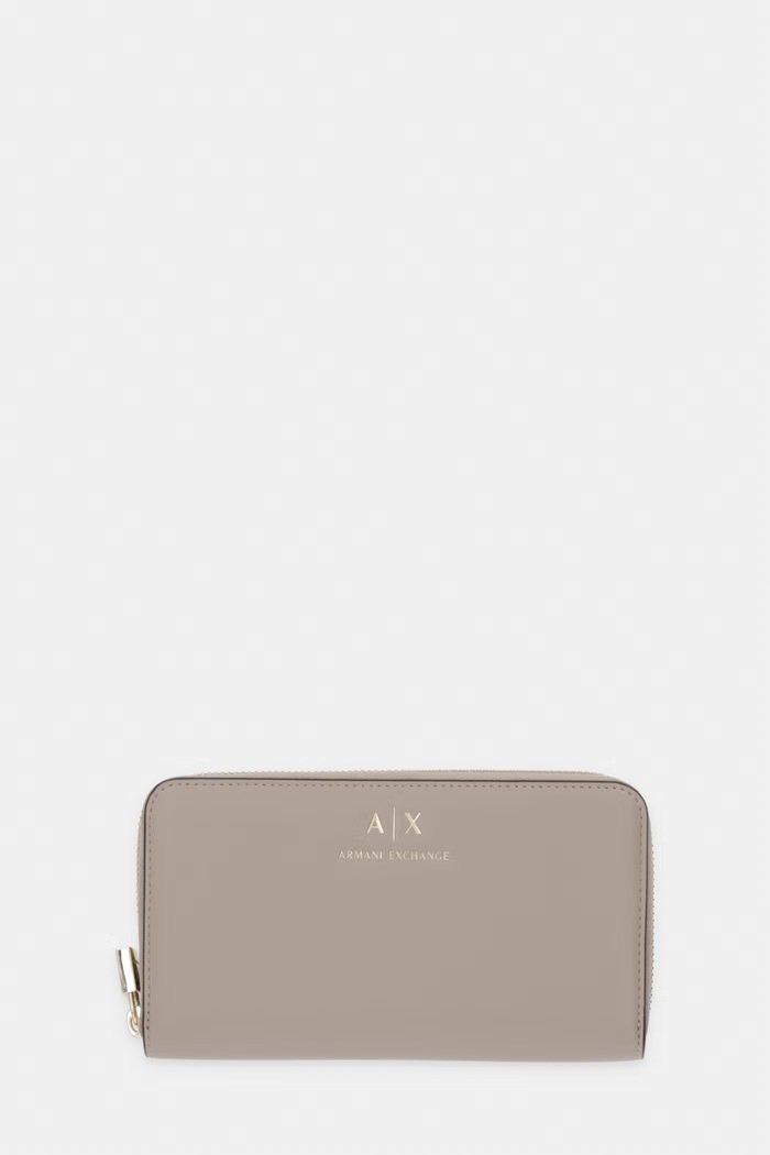 Peňaženka Armani Exchange jednofarebný béžová XW000359.AF12040