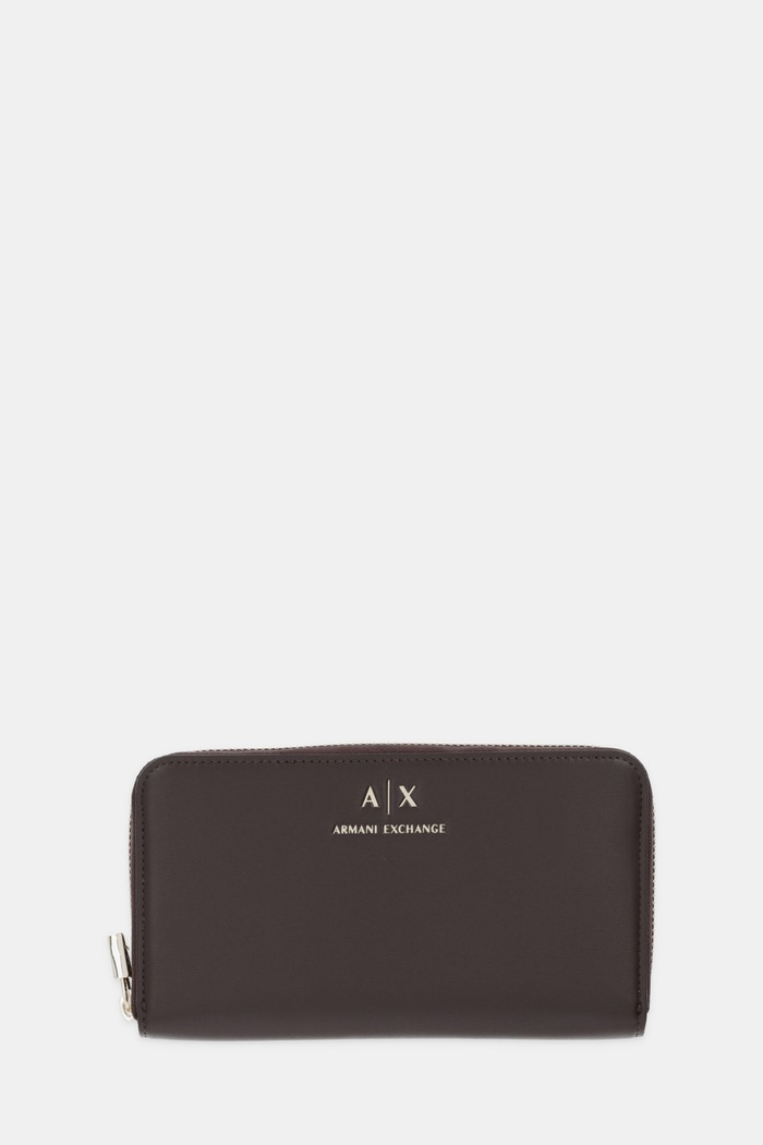 Armani Exchange portofel imitatie de piele maro XW000359.AF12040
