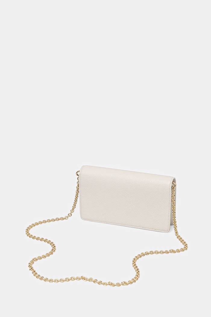 Doplnky Kožená listová kabelka Emporio Armani EW003036.AF19568 béžová