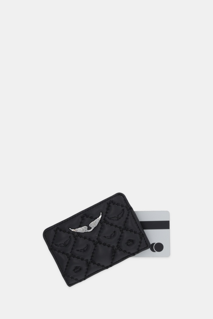 Doplnky Kožené puzdro na karty ZADIG&VOLTAIRE LWSG03689 čierna