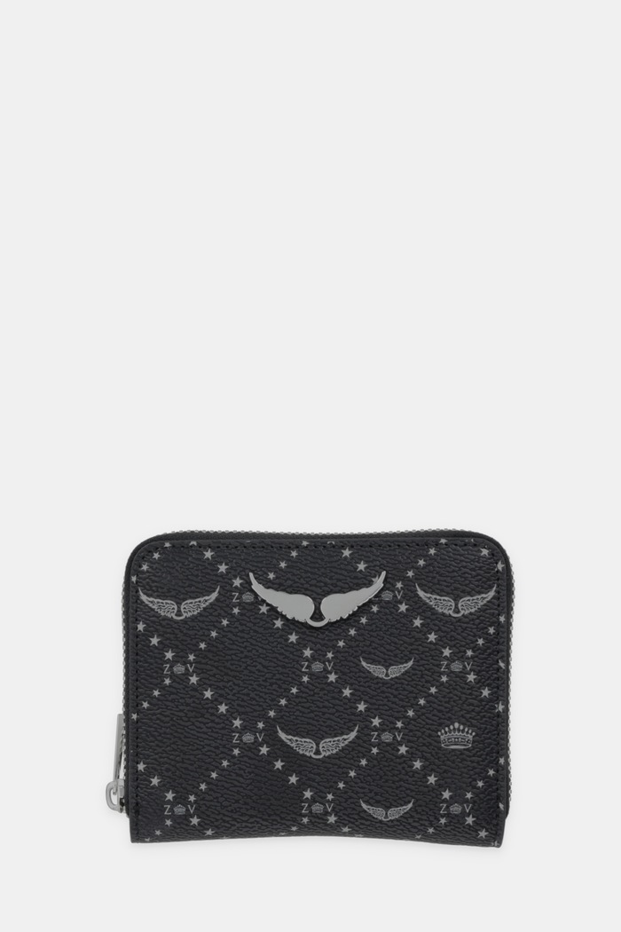 Denarnica ZADIG&VOLTAIRE Zrnato usnje črna LWSG03640