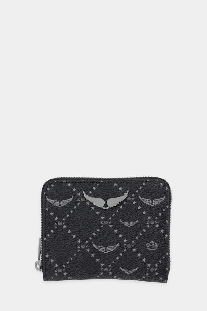Denarnica ZADIG&VOLTAIRE Zrnato usnje črna LWSG03640